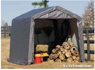 10x16x8 Peak Style Shelter